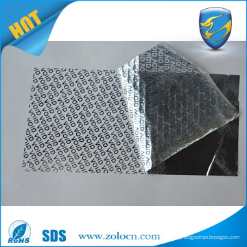 Tamper Evident Material VOID Self-adhesive Sticker material